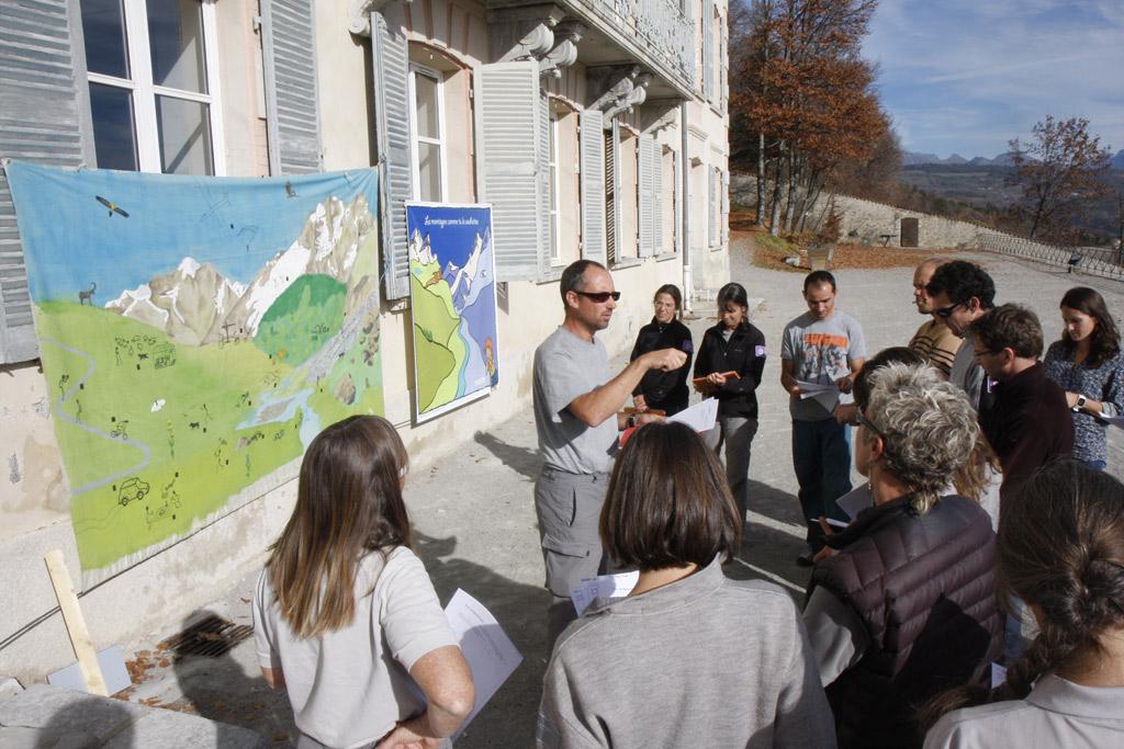 Journée formation interne - pédagogie- garde-moniteurs parc national des Ecrins - © P.saulay - Parc national des Ecrins